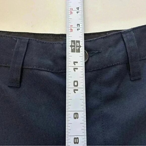 Hurley Mens Shorts Flat Front Chino Shorts Casual Navy Blue Size 30 - Picture 11 of 16